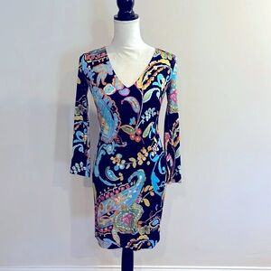 Ralph Lauren Black label silk dress. Size 2